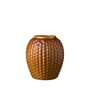 FDB Møbler - S7 Lupin Vase, Ø 16,5 x H 19 cm, gyldenbrun