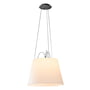 Artemide - Tolomeo Mega Suspension pendel, aluminium / pergament skærm H 36 cm x Ø 52 cm