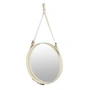Gubi - Adnet spejl Ø 58 cm, creme