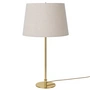 Gubi - 9205 bordlampe, lærred / messing