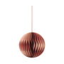 Broste Copenhagen - Christmas Ball, Ø 13 cm, pompeiansk rød / støvet pink