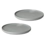 Blomus - Pilar tallerkener (flade), mirage grå (sæt med 2)