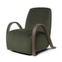 ferm Living - Buur Lounge Chair, Rich Velvet, fyrretræ