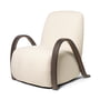 ferm Living - Buur Lounge Chair, Nordic Boucle, råhvid