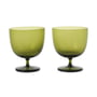 ferm Living - Host vandglas, mosgrøn (sæt med 2)