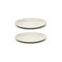 Serax - Zuma tallerkener fra Kelly Wearstler, Ø 18 cm, salt/hvid (sæt med 2)