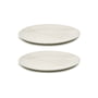 Serax - Zuma tallerkener fra Kelly Wearstler, Ø 23 cm, salt/hvid (sæt med 2)