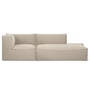 ferm Living - Catena Modular, 3-personers sofa åben højre, naturlig (Rich Linen)