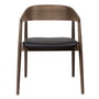 Andersen Furniture - AC2 stol, røget og olieret eg / sort læder