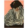 The Poster Club - Serene Stripes af Hanna Peterson, 100 x 140 cm