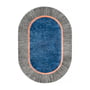 Studio Zondag - Farah tæppe 170 x 240 cm, blå/laks