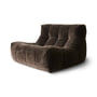 HKliving - Lazy Lounge Chair, roxal velvet espresso