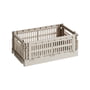 Hay - Color Crate kurv S, 26,5 x 17 cm, taupe, genbrugt (Exclusive Edition)