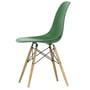 Vitra - Eames Plastic Side Chair DSW RE, honningfarvet ask/smaragd (filtglider basic dark)