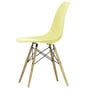 Vitra - Eames Plastic Side Chair DSW RE, honningfarvet ask / citron (filt gliders basic dark)