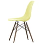 Vitra - Eames Plastic Side Chair DSW RE, mørk ahorn / citron (filt gliders basic dark)