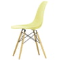 Vitra - Eames Plastic Side Chair DSW RE, gullig ahorn / citron (filt gliders basic dark)