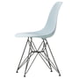 Vitra - Eames Plastic Side Chair DSR RE, basic mørk / isgrå (filt gliders basic dark)