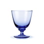 Holmegaard - Flow drikkeglas med fod 35 cl, mørkeblå