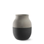 Kähler Design - Omaggio Circulare vase, H 20 cm, antracitgrå