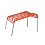 Fiam - Mya Spaghetti fodskammel, aluminium / orange