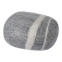 myfelt - Pebble puf Carl 2XL, lysegrå meleret