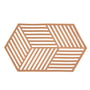 Zone Denmark - Hexagon coaster stor, lys terracotta