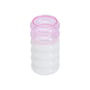 Design Letters - Bubble - 2 i 1 vase & lysestage, H 13,5 cm, pink / mælkehvid