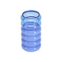 Design Letters - Bubble - 2 i 1 vase & lysestage, H 13,5 cm, blå/mælkeblå