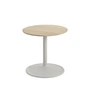 Muuto - Soft sidebord, Ø 41 cm, H 40 cm, olieret eg/grå