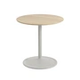 Muuto - Soft sidebord, Ø 48 cm, H 48 cm, olieret eg/grå
