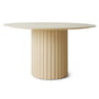 HKliving - Pillar rundt spisebord, Ø 140 cm, creme