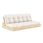 Karup Design - Base sovesofa, klarlakeret fyrretræ / natur