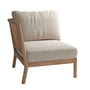 Fritz Hansen - Skagerak Tradition Udendørs Sofa endemodul, teak / let sand