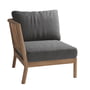 Fritz Hansen - Skagerak Tradition Outdoor Sofa endemodul, teak / kul