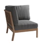 Fritz Hansen - Skagerak Tradition Outdoor Sofa Hjørnemodul, teak / kul