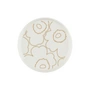 Marimekko - Oiva Piirto Unikko tallerken, Ø 13,5 cm, hvid/guld