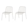 Blomus - Yua Wire Outdoor stol, silkegrå (sæt med 2)