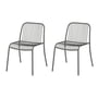 Blomus - Yua Wire Outdoor stol, granitgrå (sæt med 2)