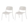 Blomus - Yua Outdoor stol, silkegrå (sæt med 2)