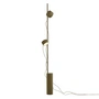 Muuto - Stolpe LED gulvlampe, brun-grøn