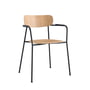 Andersen Furniture - Scope lænestol, sort stel / hvid eg