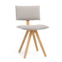 Magis - Trave stol, ask med egetræsfinish / beige (stof Fidivi Torino 9111)