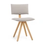 Magis - Trave stol, ask med egetræsfinish / beige (stof Fidivi Torino 9111)