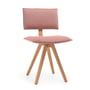 Magis - Trave stol, ask med egetræsfinish / mint pink (stof Rubelli Fabthirty+ 47)