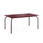 Magis - South havebord, 160 x 90 cm, bordeaux