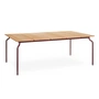 Magis - South havebord, 200 x 120 cm, teak / bordeaux