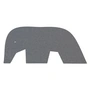 Hey Sign - Børnetæppeelefant, 92 x 120 cm, 5 mm, antracit 01