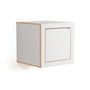 Ambivalenz - Fläpps Box sengebord 40 x 40 cm, hvid