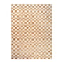 ferm Living - Check uldjute-tæppe, 200 x 300 cm, råhvidt/naturligt